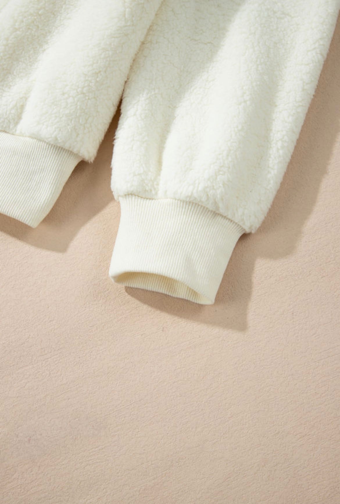 "HOWDY" Sherpa Pullover Sweater